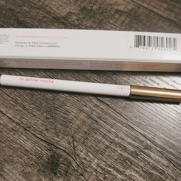 True Isaac Mizrahi Lip Definer with Sharpener Mocha New in Box - Picture 5 of 6